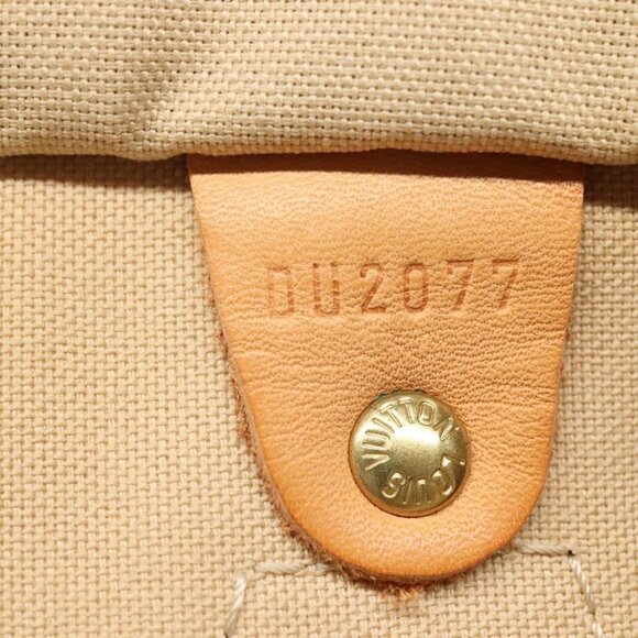 LOUIS VUITTON Damier Azur Speedy 30 Hand Bag N41533 LV Auth 134636 - Picture 11 of 16